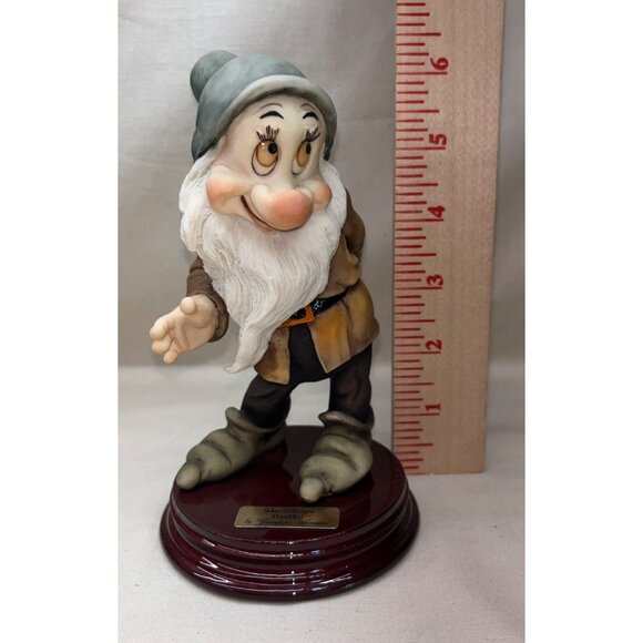 1994 Giuseppe Armani Disney Hand Signed Bashful Dwarf Dwarves Figurine Italy - Picture 7 of 7